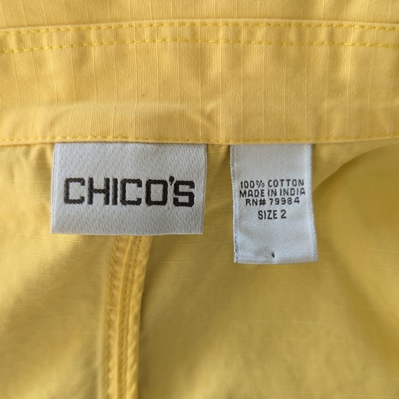 Chico's | Cotton Ripstop Utility Jacket | 2 (Large/12) - Picture 10 of 10